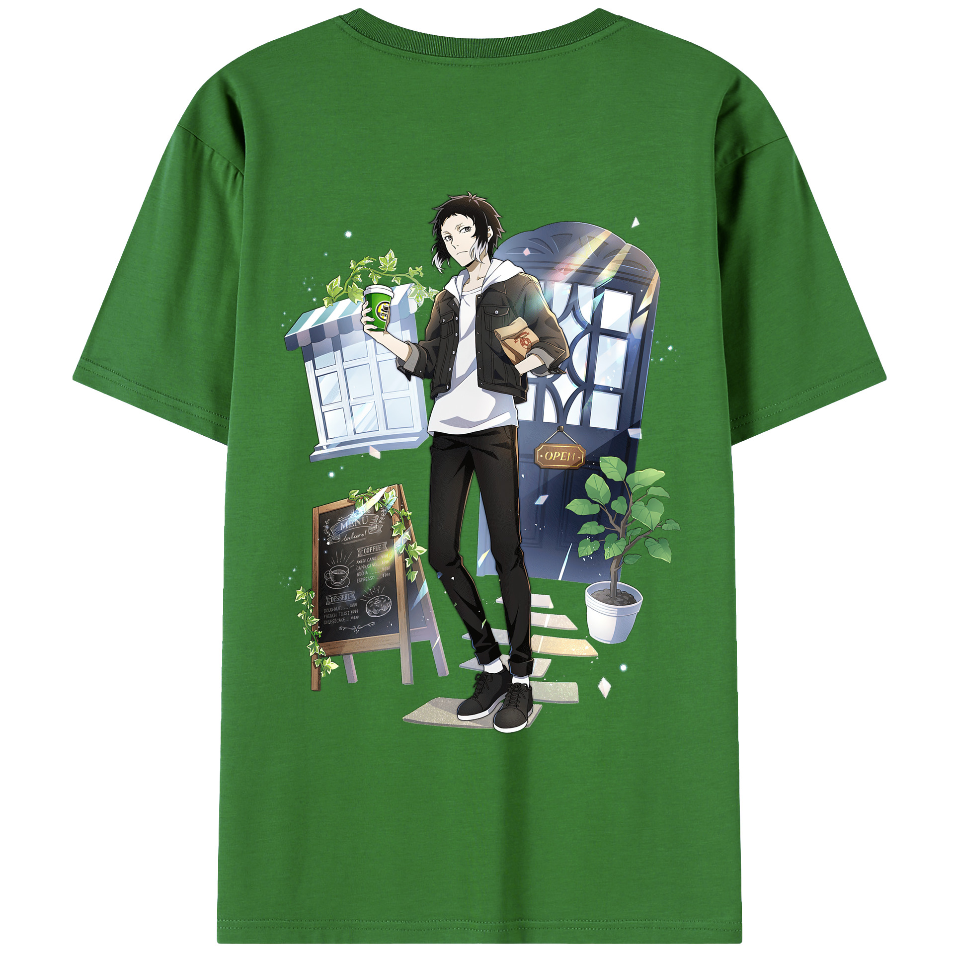 （画像用） 文豪ストレイドッグス Bungo Stray Dogs レディース半袖Tシャツ(バックプリント)